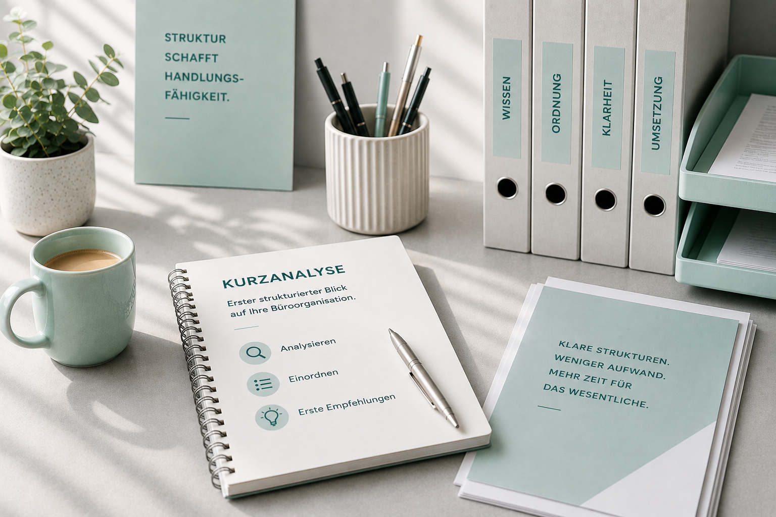 Strukturierte Unterlagen für die StrukturWerk® Kurzanalyse